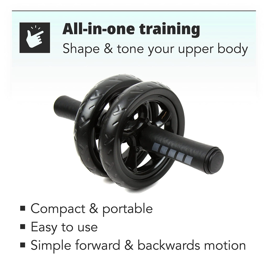 AB Roller Wheel Roller Keep Fit Wheels Home Crunch Artifact No Noise Abdominal Training Equipment for Gym Strength Workouts
