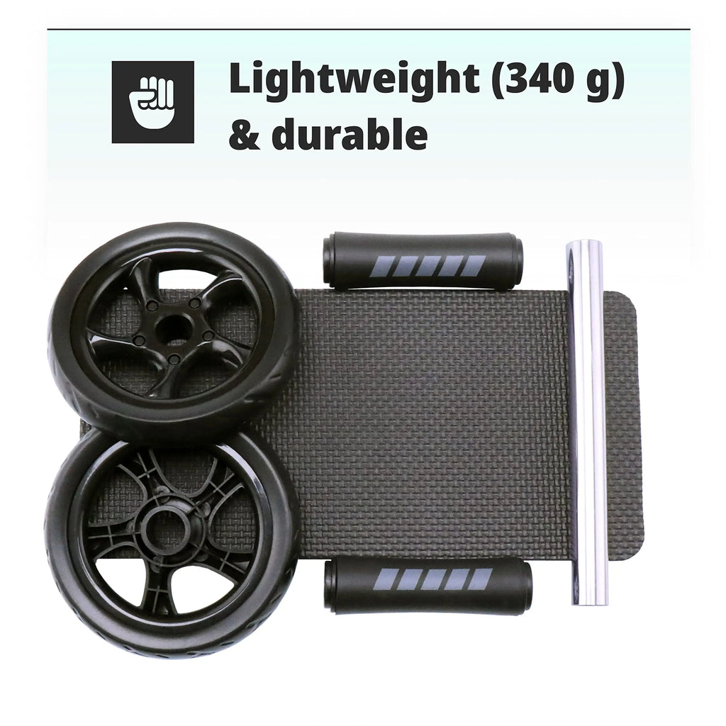 AB Roller Wheel Roller Keep Fit Wheels Home Crunch Artifact No Noise Abdominal Training Equipment for Gym Strength Workouts