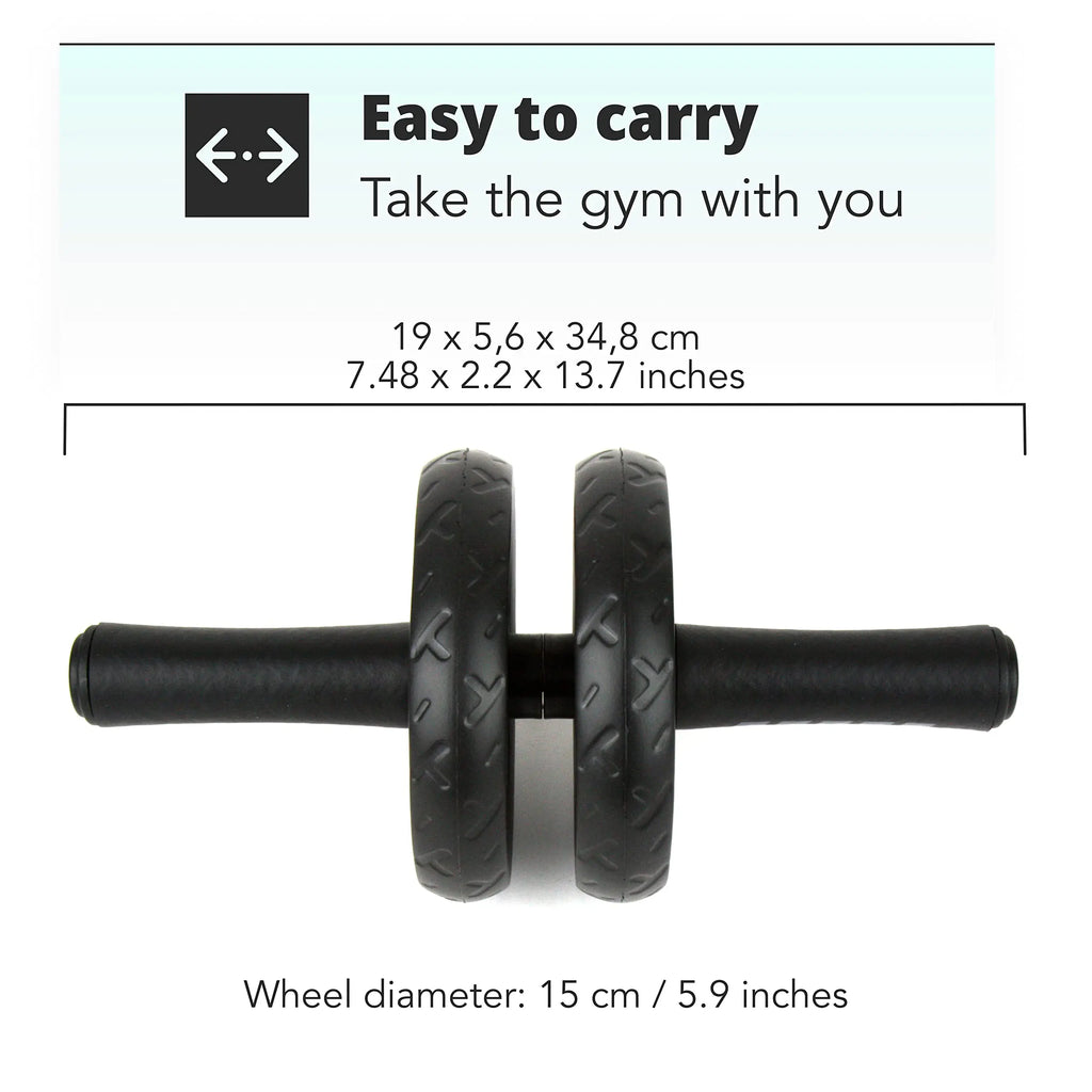 AB Roller Wheel Roller Keep Fit Wheels Home Crunch Artifact No Noise Abdominal Training Equipment for Gym Strength Workouts