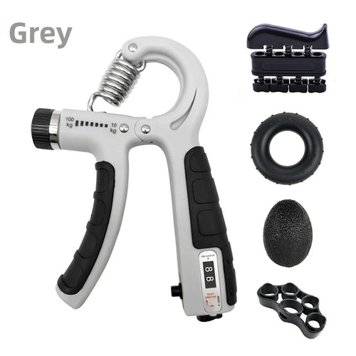 Grip Strength Trainer Forearm Strengthener Hand Squeezer Adjustable Resistance Hand Grip Strengthener for Muscle Building