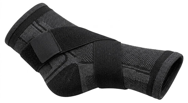 Ankle Support Brace with Adjustable Wrap Breathable Knit Compression Sleeve for Sports Workout Running Walking Fitness Daily Wea